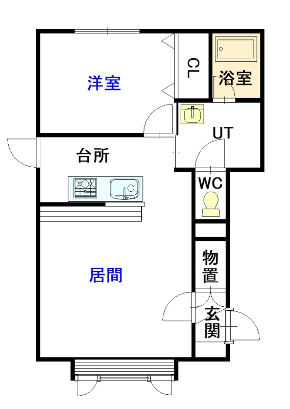 ウインク４２３101間取図