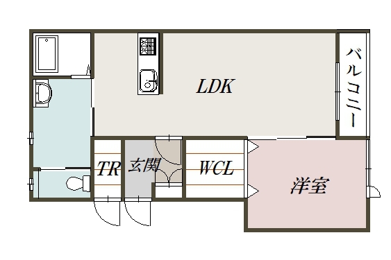 ＰｒｉｍｅｖｅｒｅⅡ（プリムヴェール）103間取図