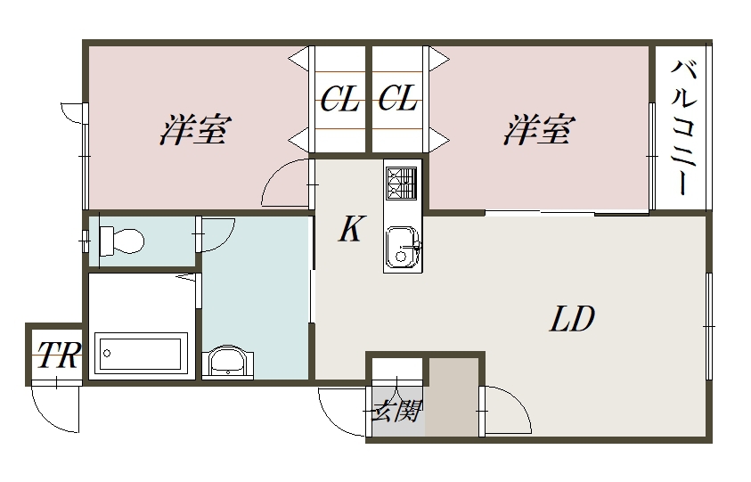 ＰｒｉｍｅｖｅｒｅⅠ（プリムヴェール）201間取図