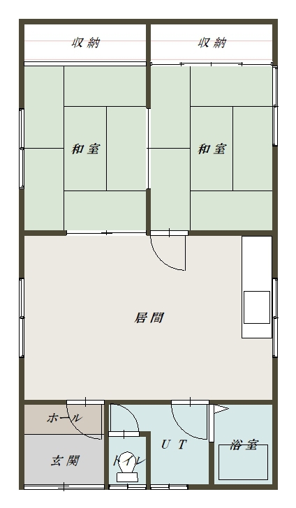 東光７－６平屋（３－７）zzz間取図