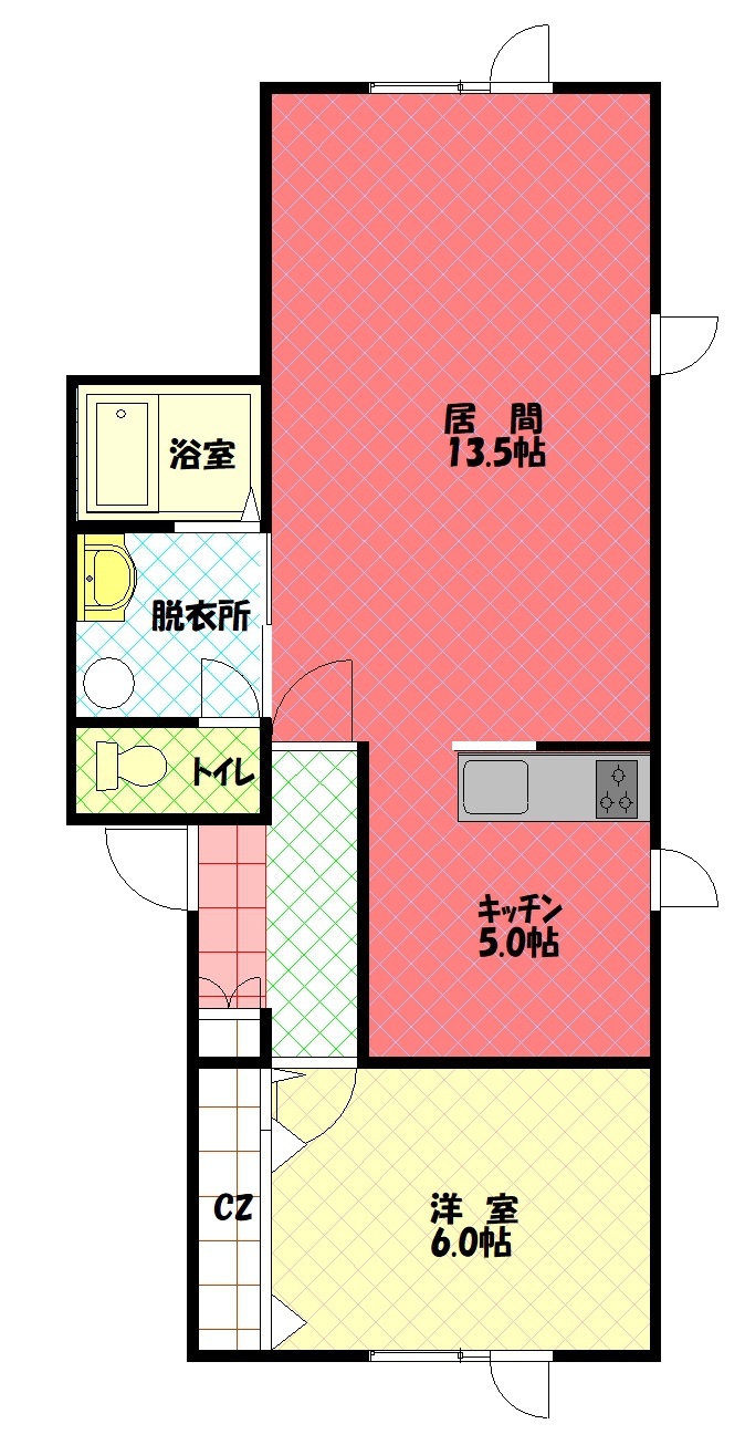 Ｍｉ－ｃａｓａ202間取図