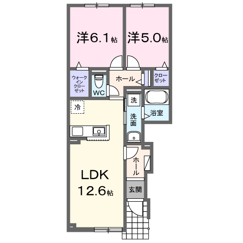 メゾン　ベル101間取図