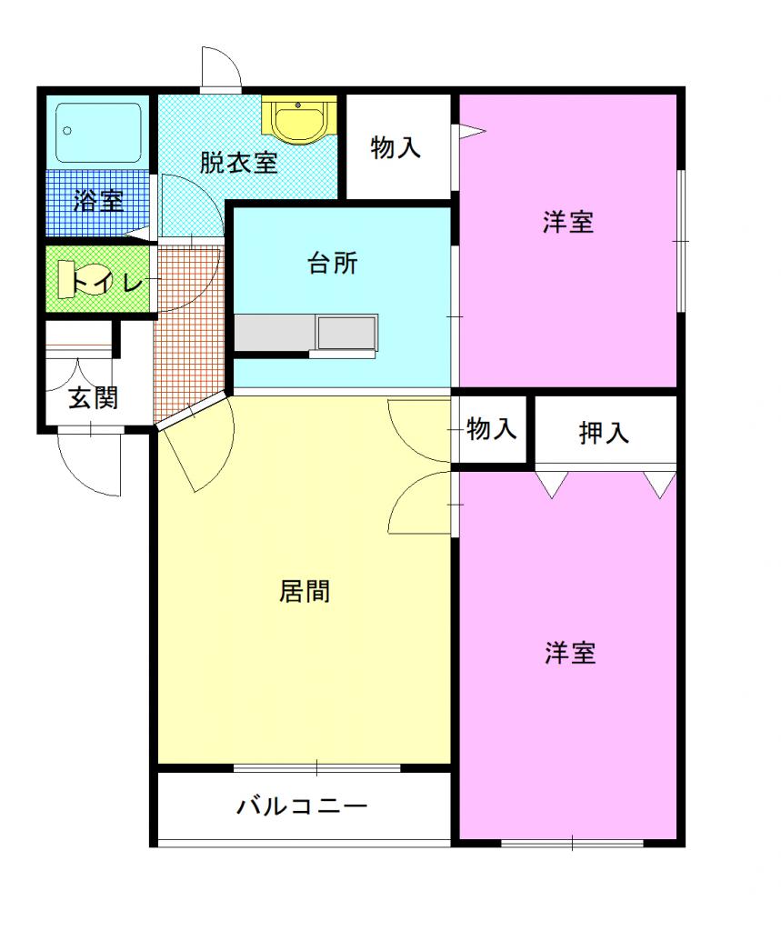エポック春光102間取図
