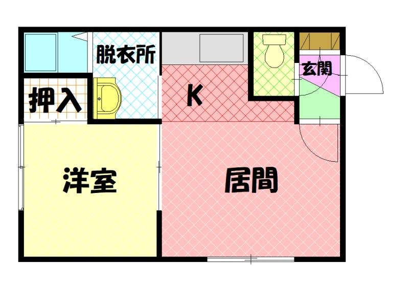 アルファライフ201間取図