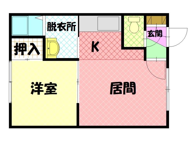 アルファライフ207間取図