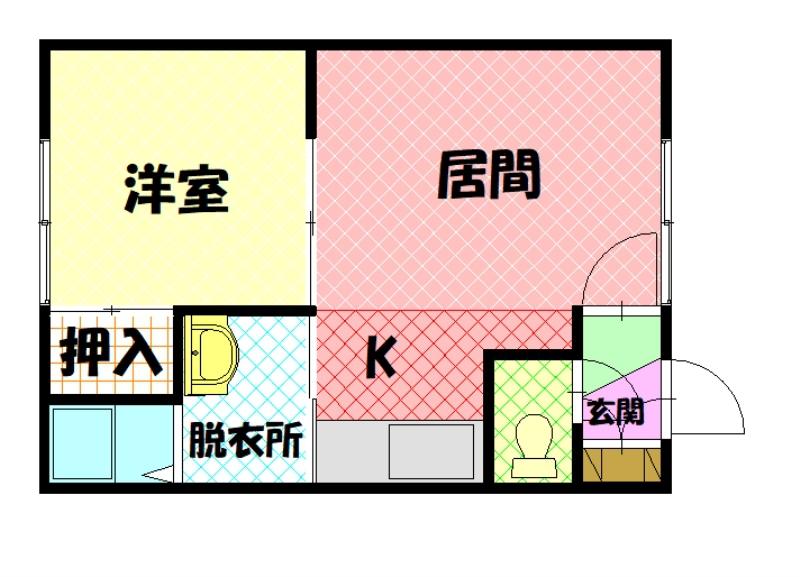 アルファライフ203間取図