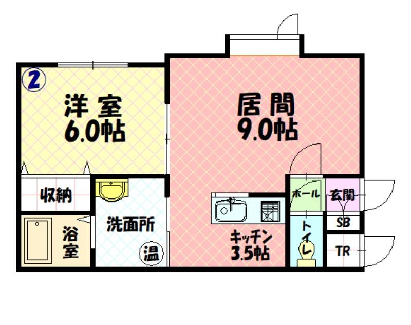 Ｊｅｕｎｅｓｓｅ（ジュネス）202間取図