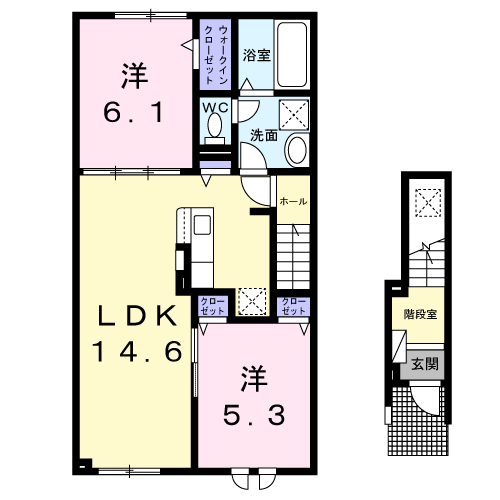 イニイチオ202間取図