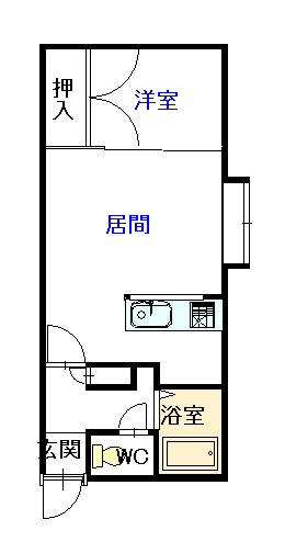 Cotton House20201間取図