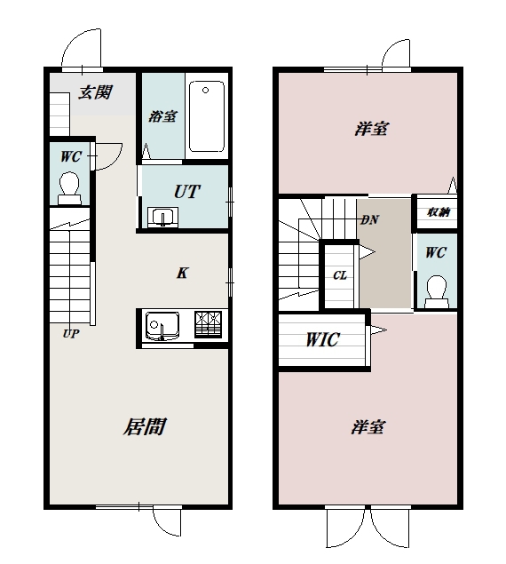 末広ハイム101間取図