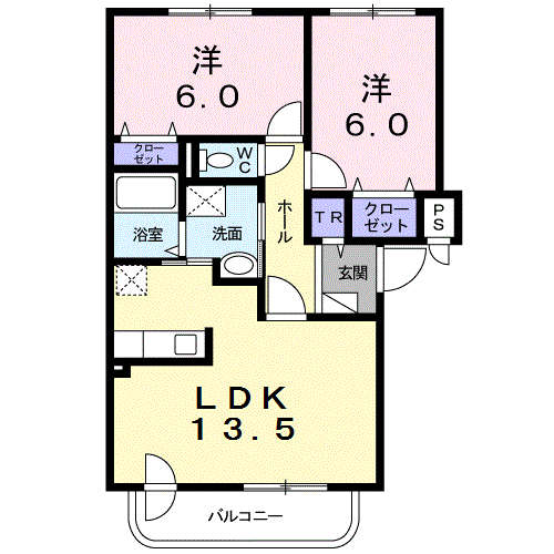 セレーノ大雪通り101間取図