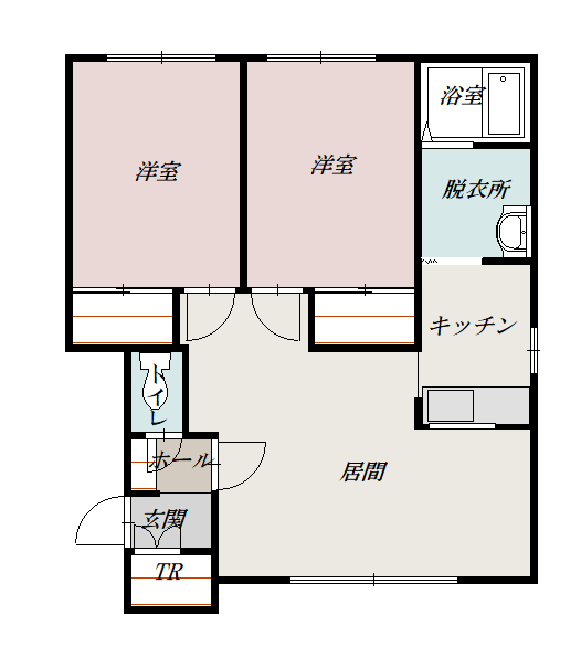 Royal・Familia B棟205間取図