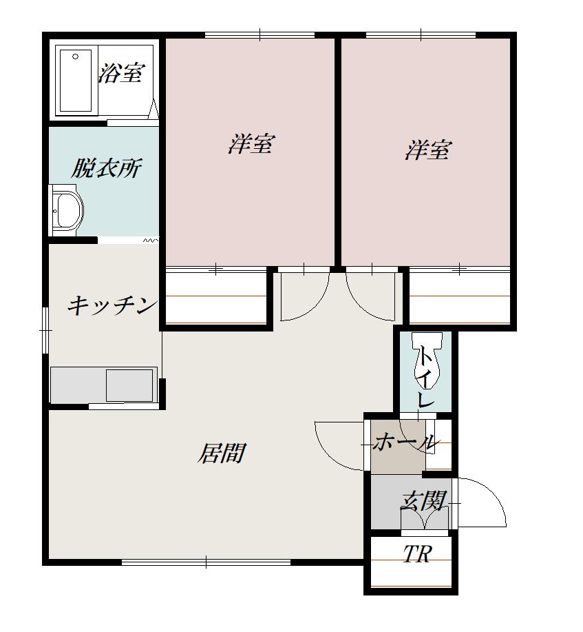 Royal・Familia A棟201間取図