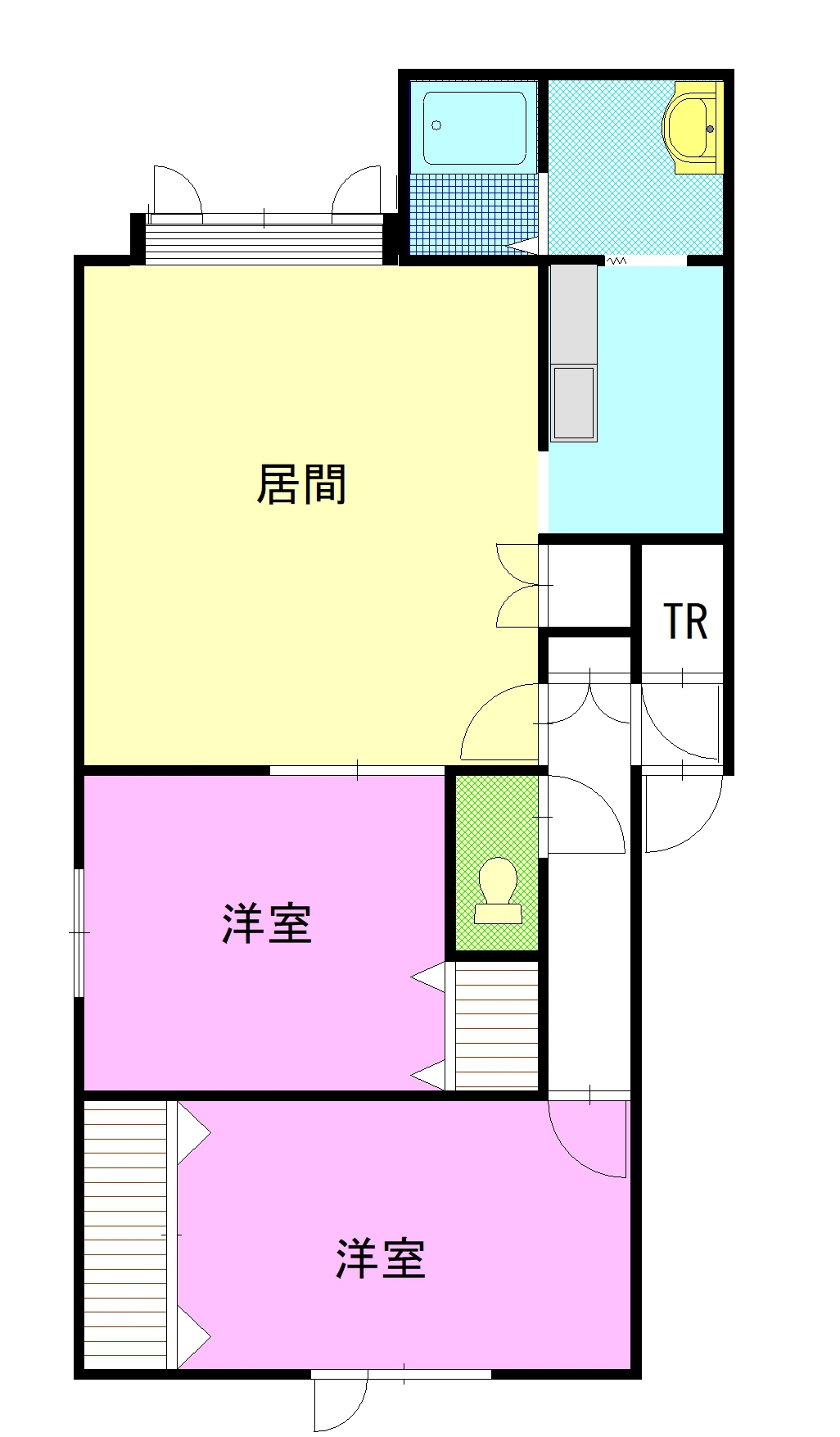 エネーロA201間取図