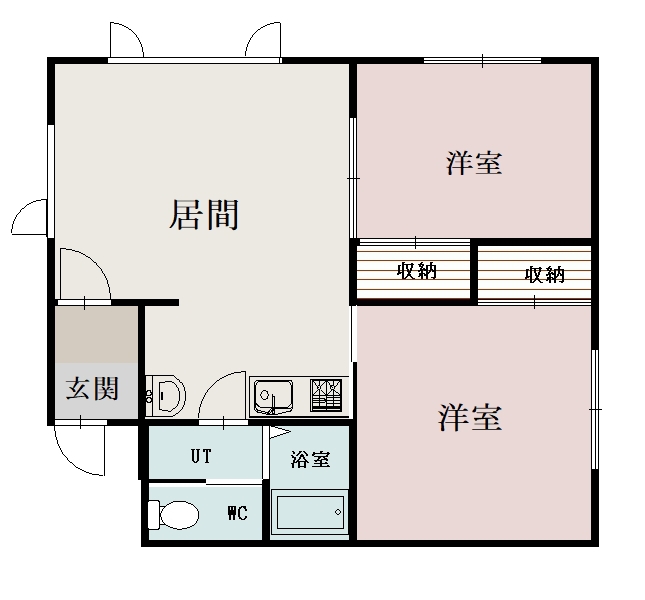 パストラルＤ102間取図
