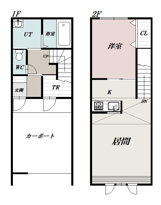 ボックスＱ105間取図