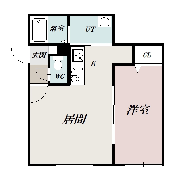 ＣＩＧＡＬ　ｔａｋａｓａｇｏ104間取図