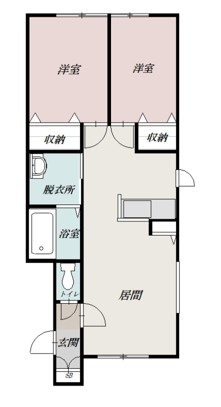 ＮＥＸＴ－Ｓ２202間取図